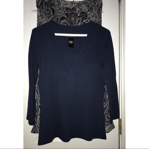 Thin Sweater Top and Matching Paisley Print Skirt